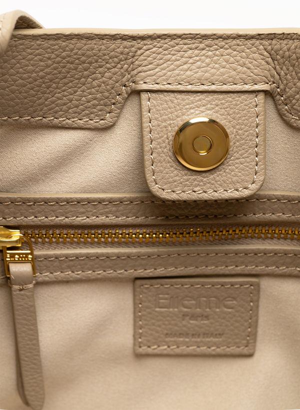 Elleme Dimple Tote Pebbled Leather Taupe