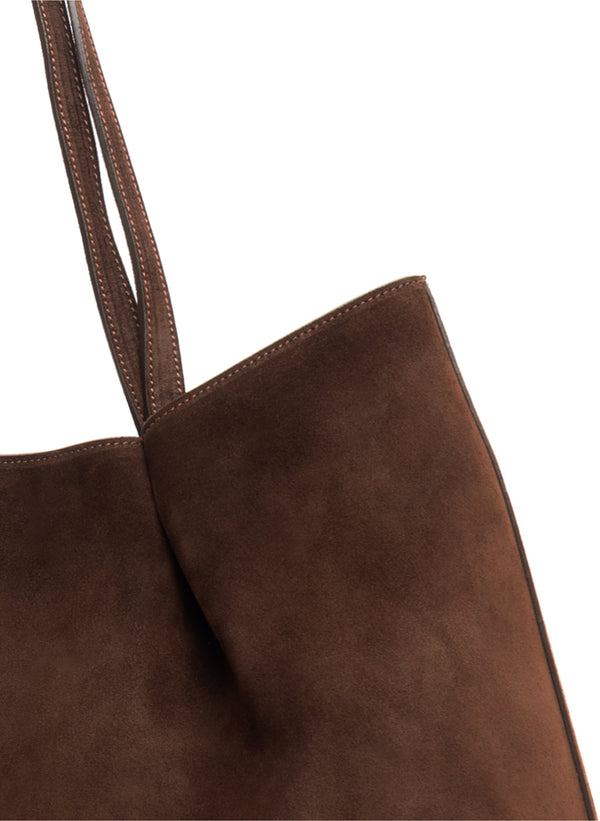 Elleme Dimple Tote Suede Brownie