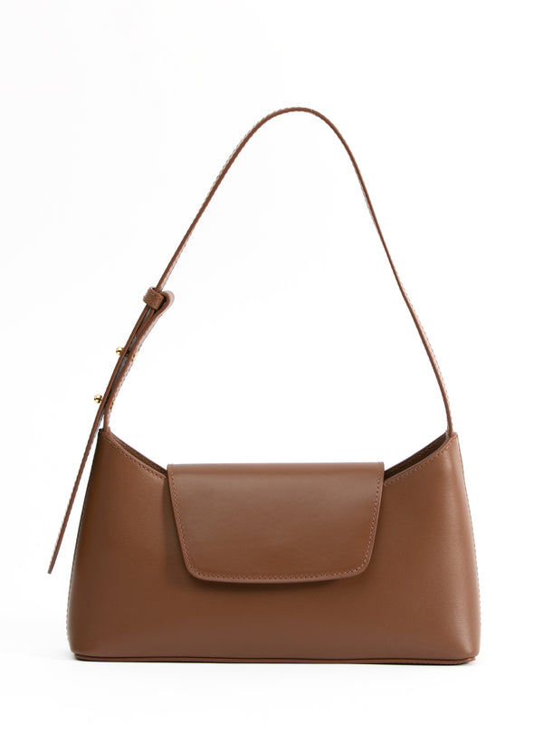 elleme Envelope Leather Cognac