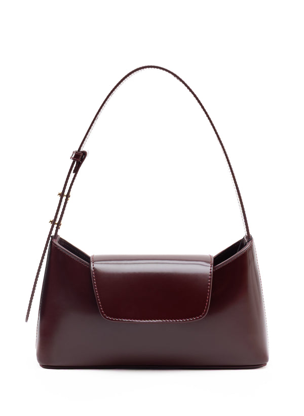 elleme Envelope Patent Leather Wine