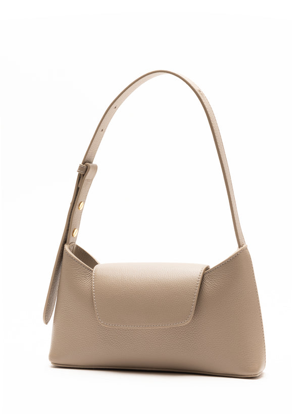 Elleme Envelope Pebbled Leather Taupe