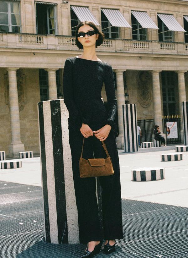 Elleme Envelope Suede Cognac