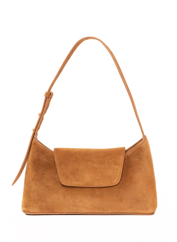 elleme Envelope Suede Cognac