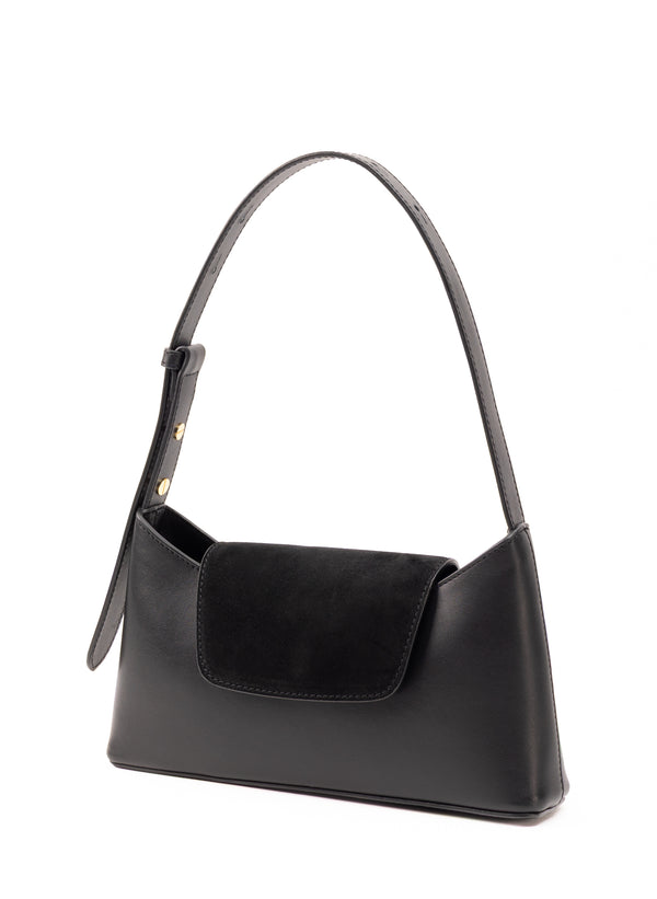 Elleme Envelope Suede/Leather Black
