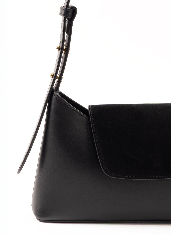 Elleme Envelope Suede/Leather Black