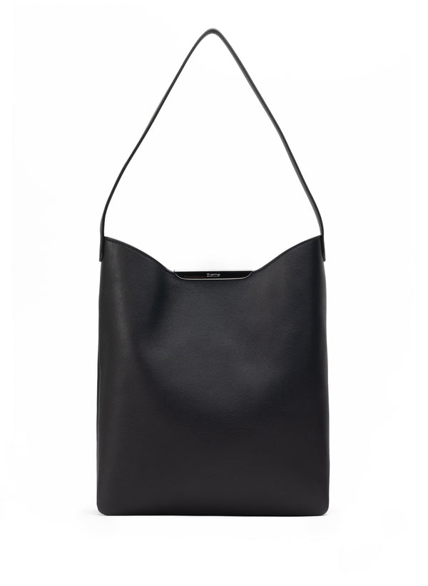 elleme Gemini Pebbled Leather Black - Silver