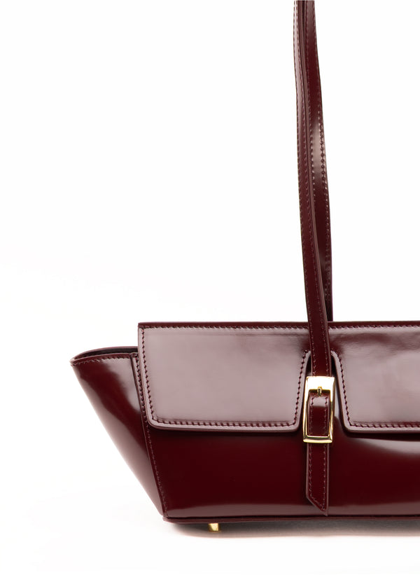 Elleme Le Bateau Patent Leather Wine