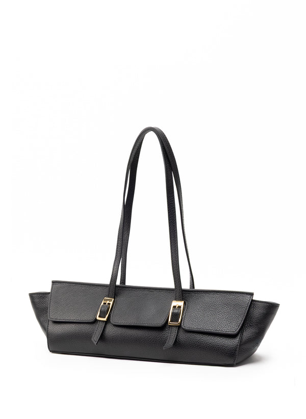 Elleme Le Bateau Pebbled Leather Black