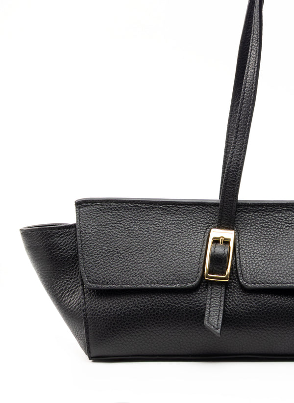 Elleme Le Bateau Pebbled Leather Black