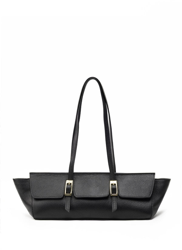 elleme Le Bateau Pebbled Leather Black