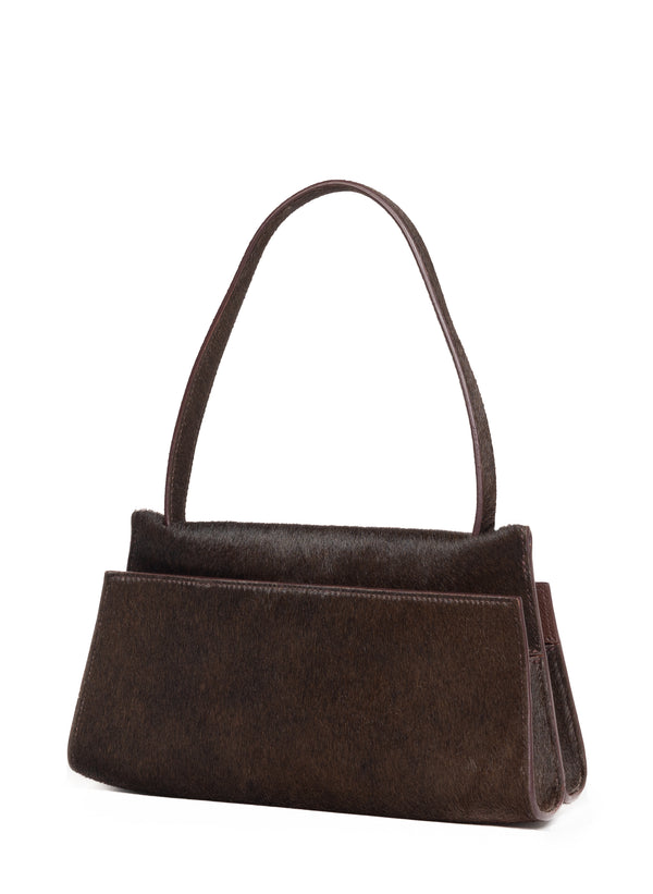 Elleme Long Papillon Calf Leather Dark Brown