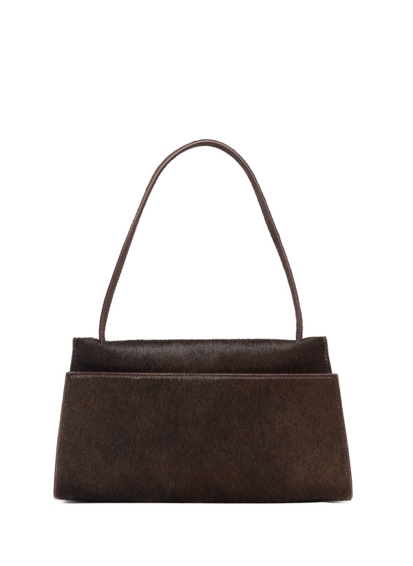 elleme Long Papillon Calf Leather Dark Brown