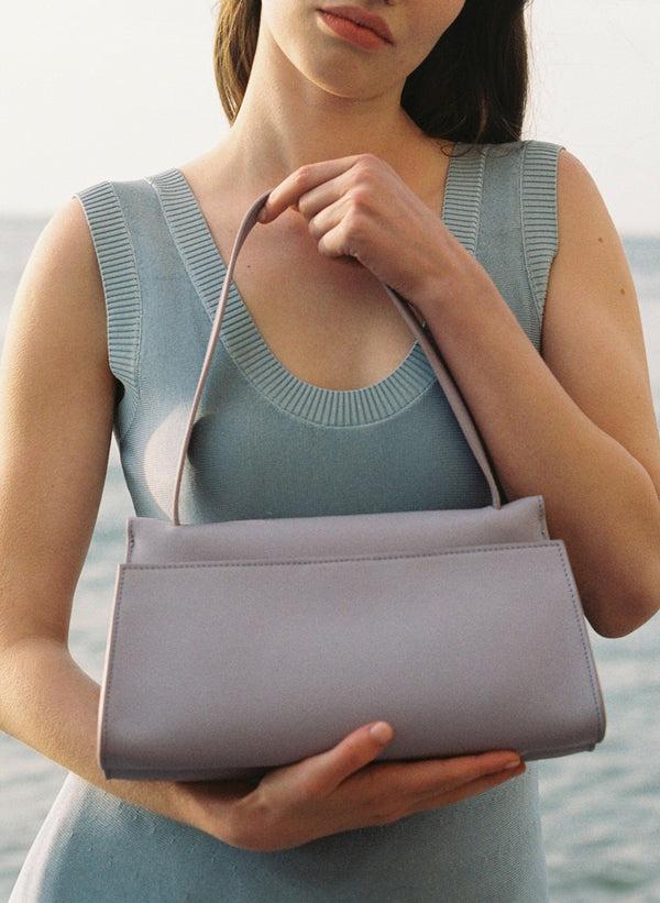 Elleme Long Papillon Leather Lilac