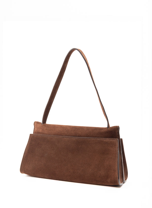 Elleme Long Papillon Suede Brownie