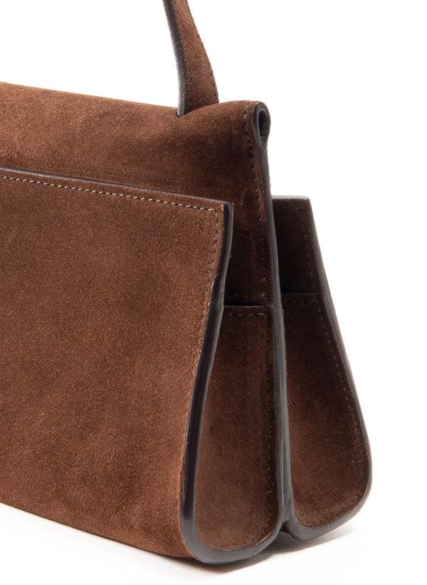 Elleme Long Papillon Suede Brownie