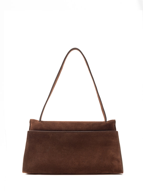 elleme Long Papillon Suede Brownie