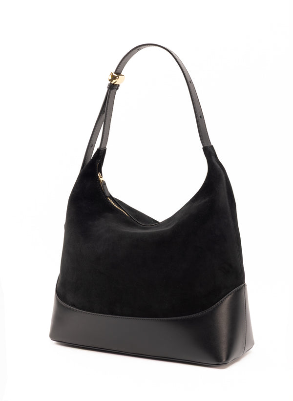 elleme Loop Large Suede/Leather Black