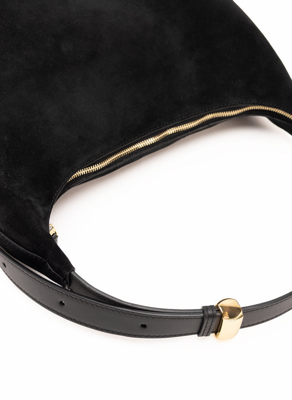 elleme Loop Large Suede/Leather Black