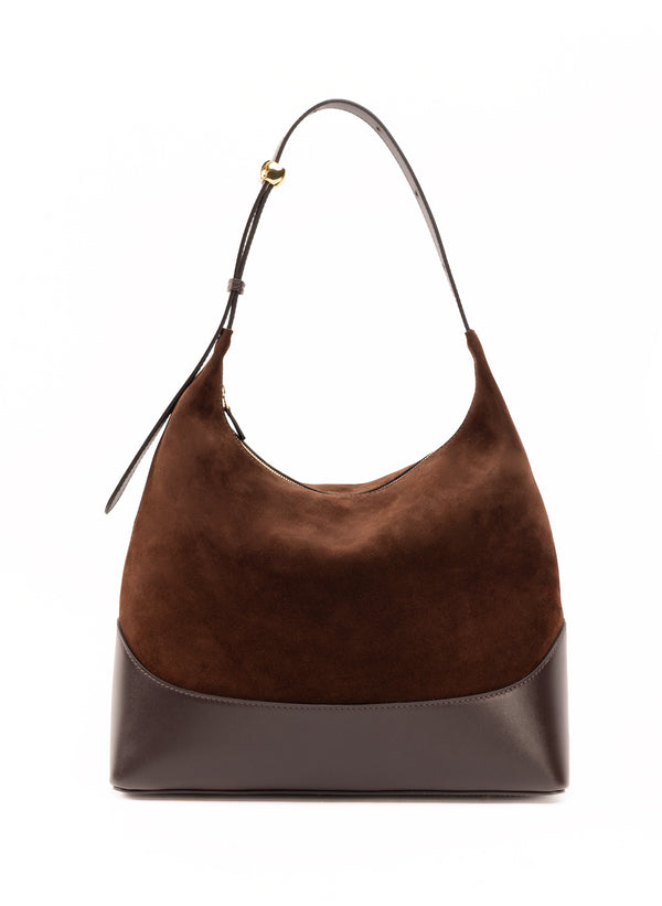 elleme Loop Large Suede/Leather Brownie/Tabacco