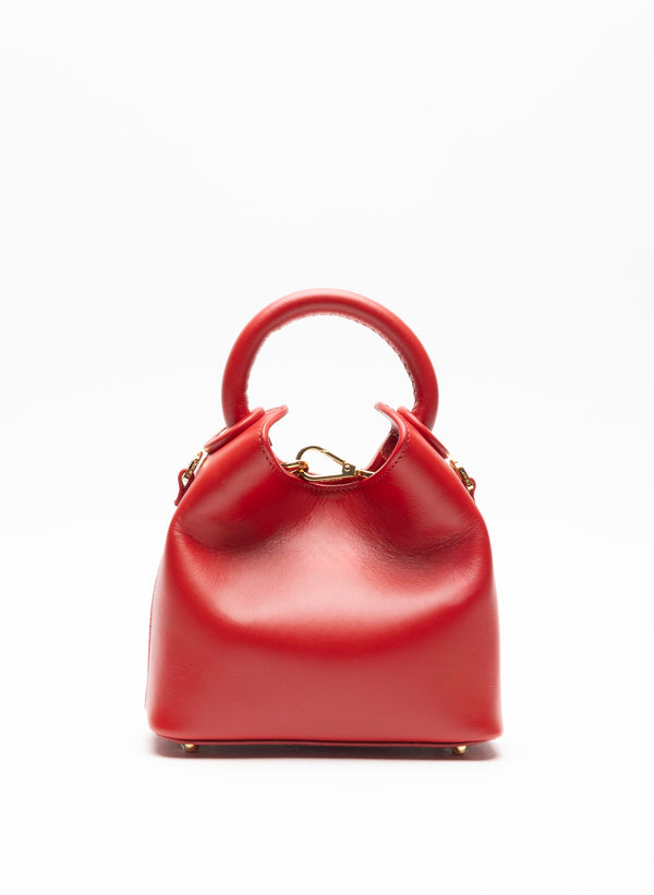elleme Madeleine Leather Red