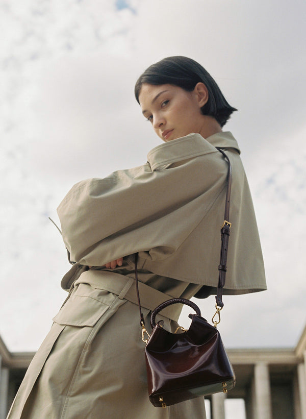 Elleme Madeleine Patent Leather Wine