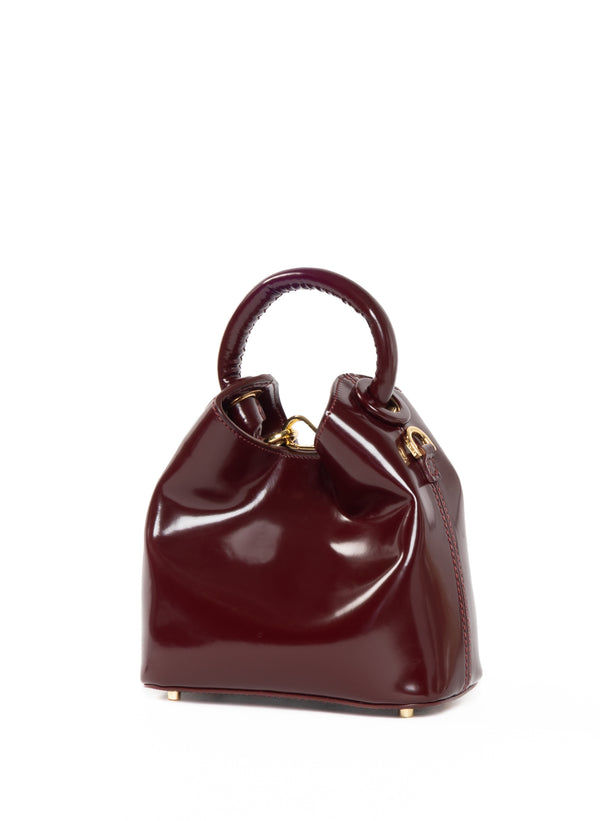 Elleme Madeleine Patent Leather Wine