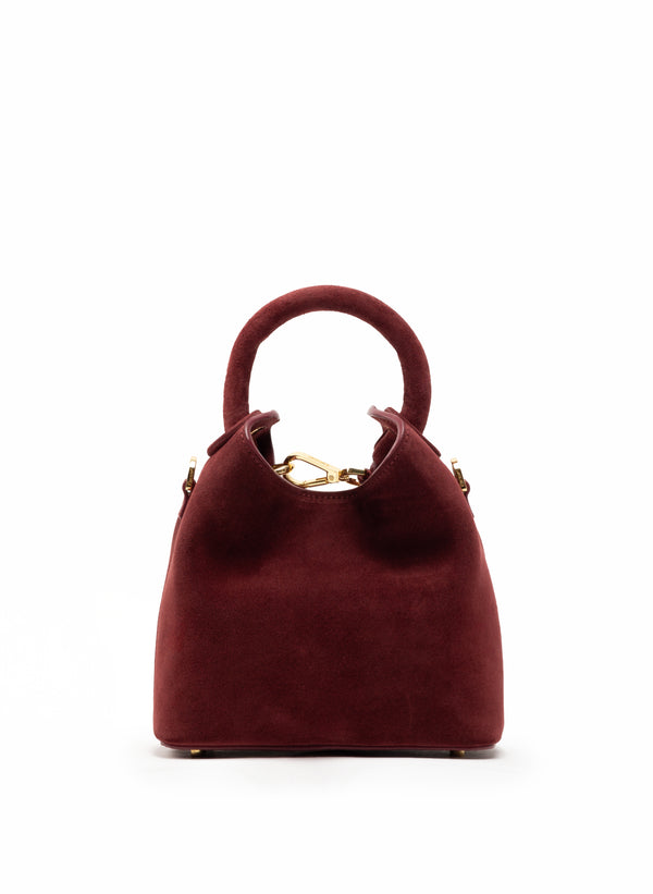 elleme Madeleine Suede Burgundy