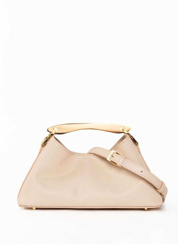Elleme Mini Boomerang Caviar Leather Nude