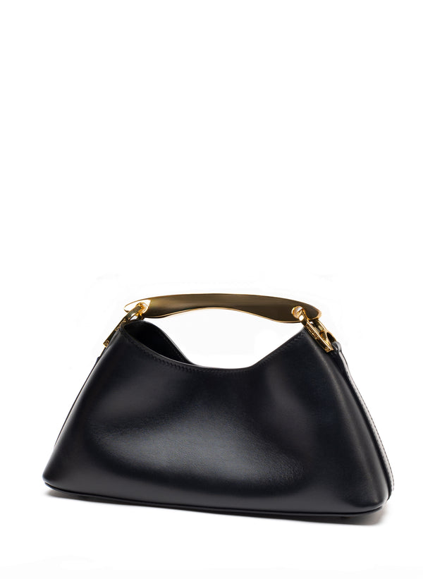 Elleme Mini Boomerang Leather Black - Gold