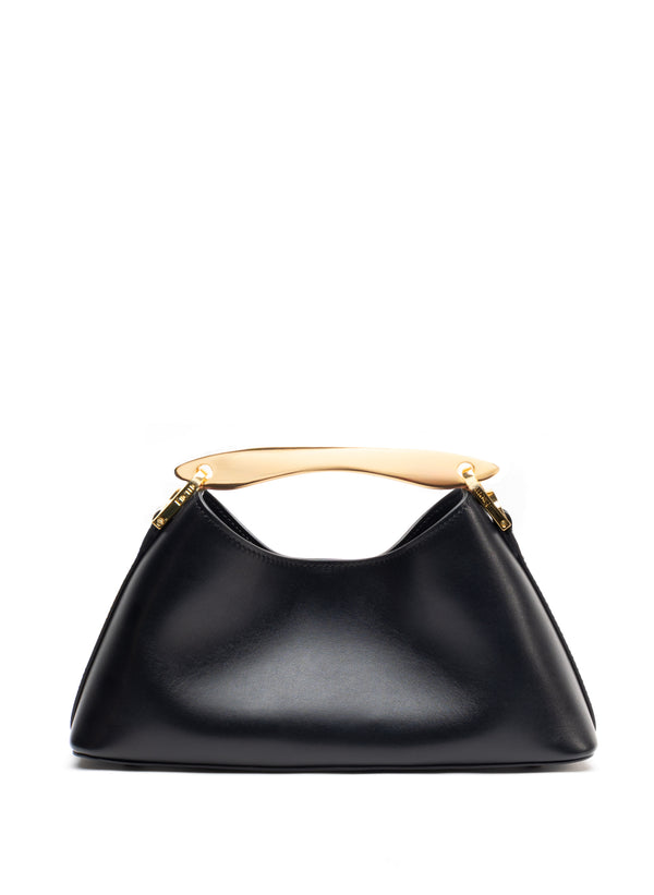 elleme Mini Boomerang Leather Black - Gold