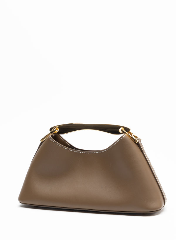 Elleme Mini Boomerang Leather Rock/White Stitches