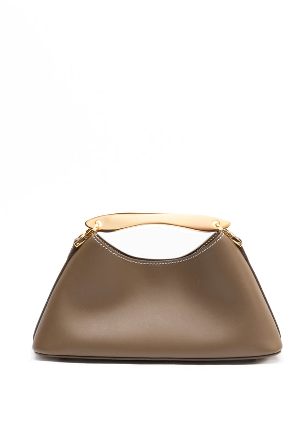 elleme Mini Boomerang Leather Rock/White Stitches