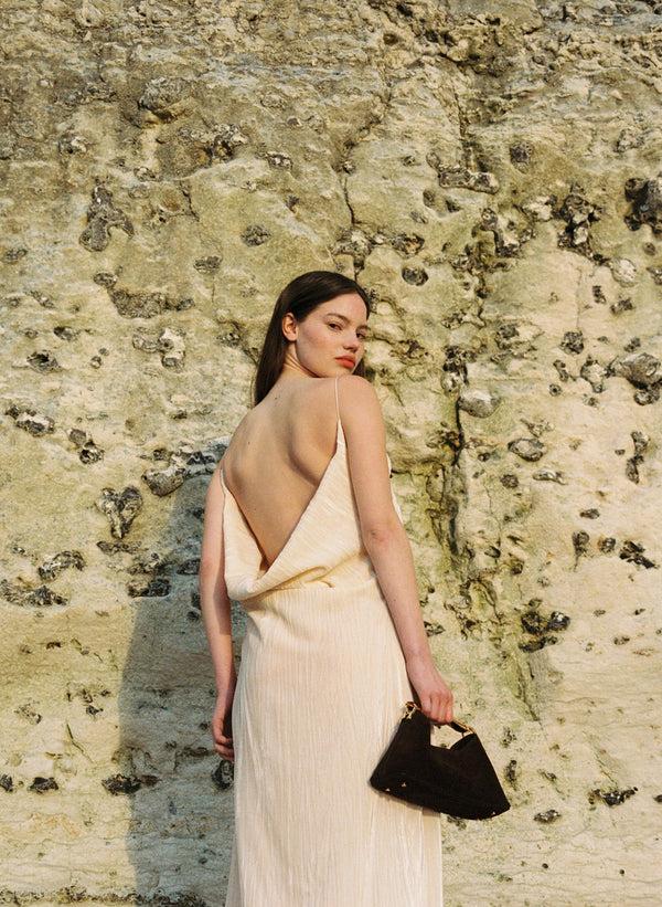 Elleme Mini Boomerang Suede Brownie