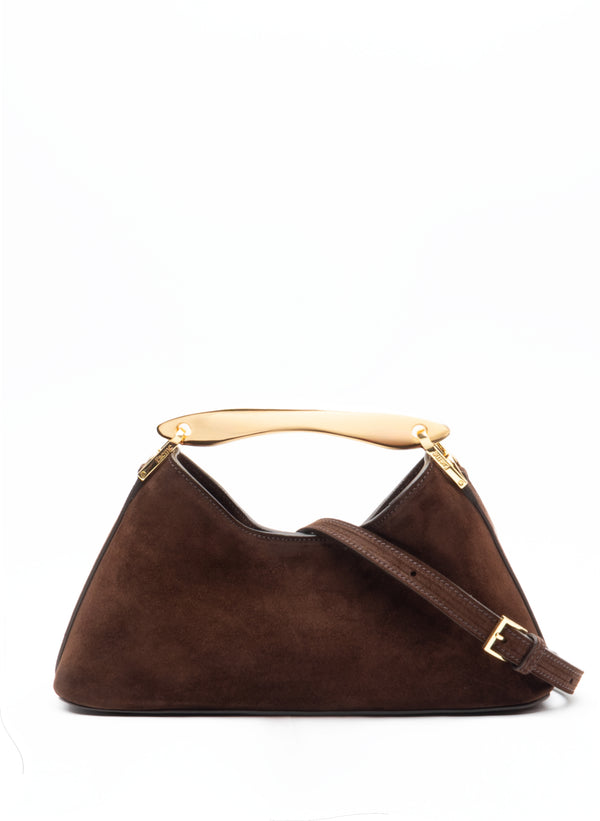 Elleme Mini Boomerang Suede Brownie