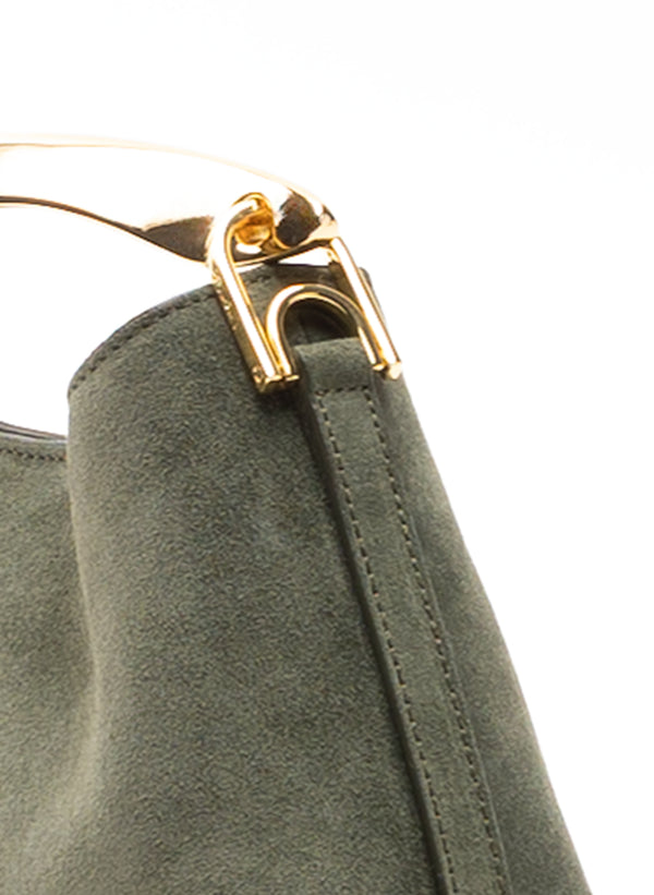 Elleme Mini Boomerang Suede Khaki