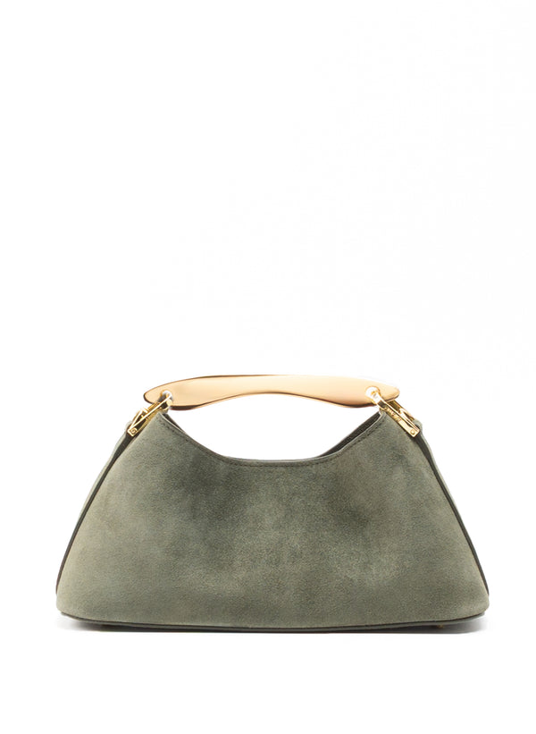 elleme Mini Boomerang Suede Khaki
