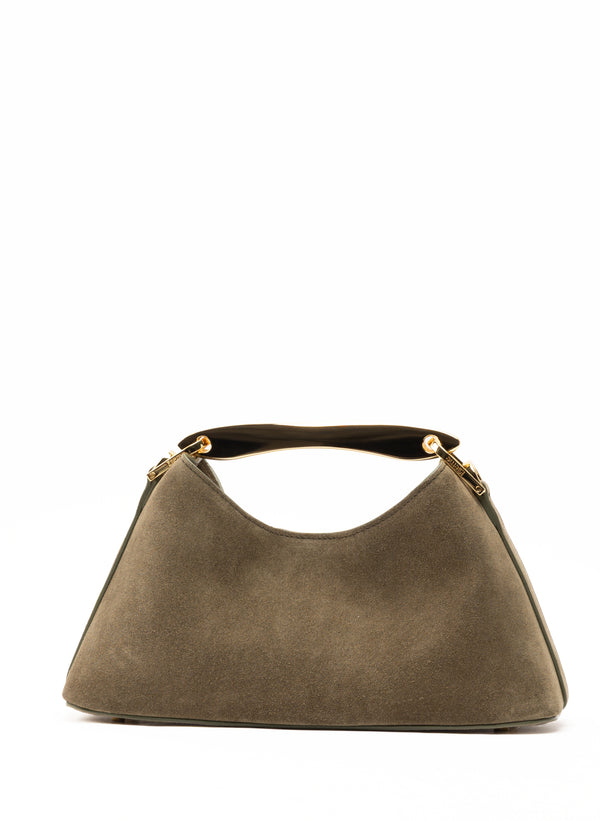 Elleme Mini Boomerang Suede Truffle