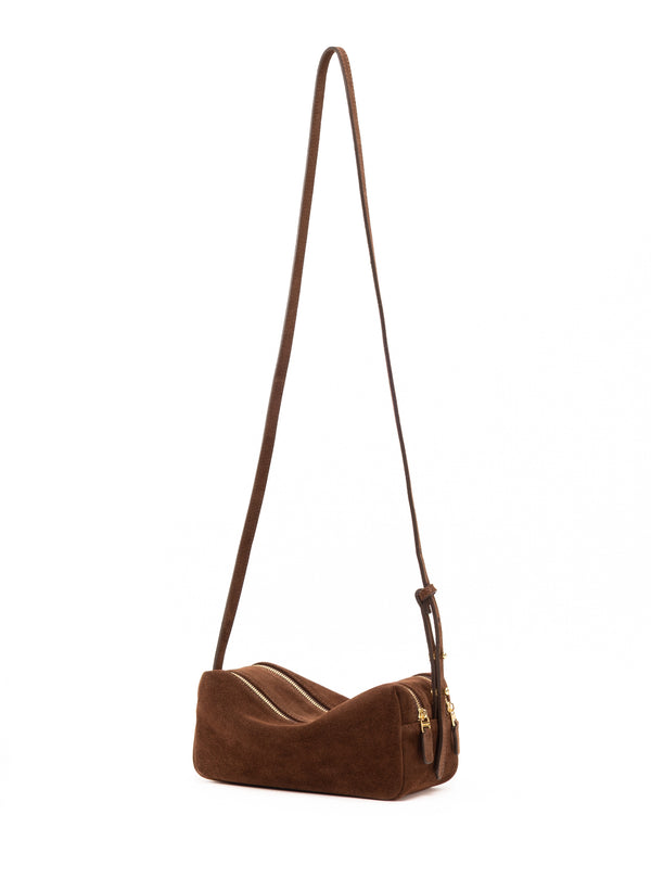 Elleme Mini Trousse Suede Brownie