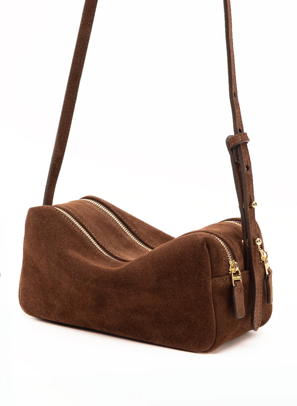 Elleme Mini Trousse Suede Brownie