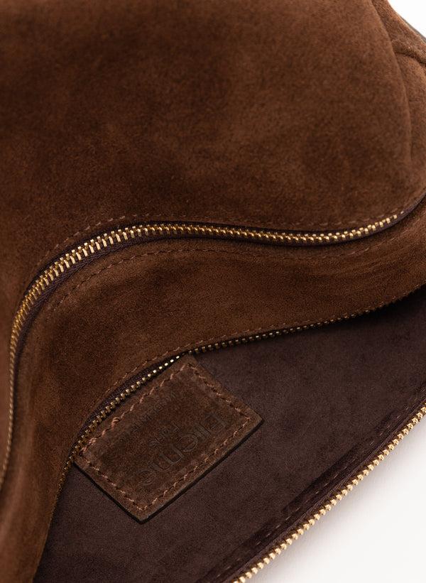 Elleme Mini Trousse Suede Brownie