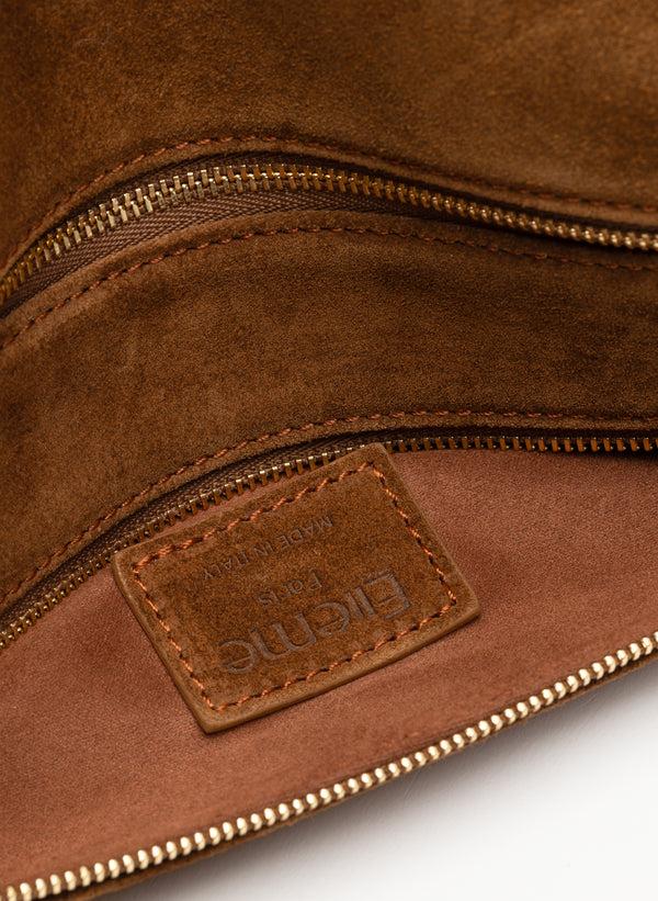 Elleme Mini Trousse Suede Cognac