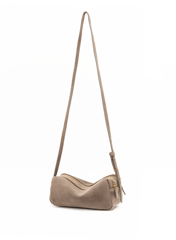 Elleme Mini Trousse Suede Taupe