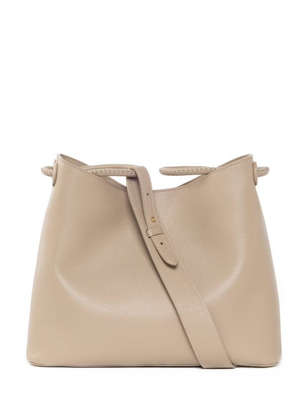 Elleme New Vosges Pebbled Leather Taupe