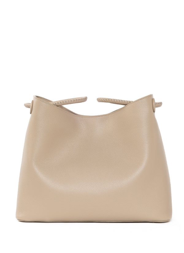 elleme New Vosges Pebbled Leather Taupe