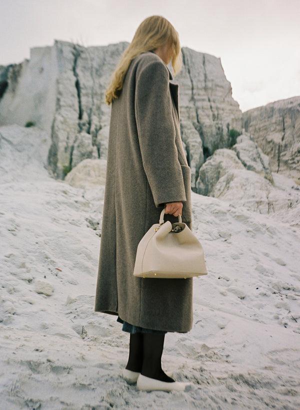 Elleme Raisin Pebbled Leather Nude