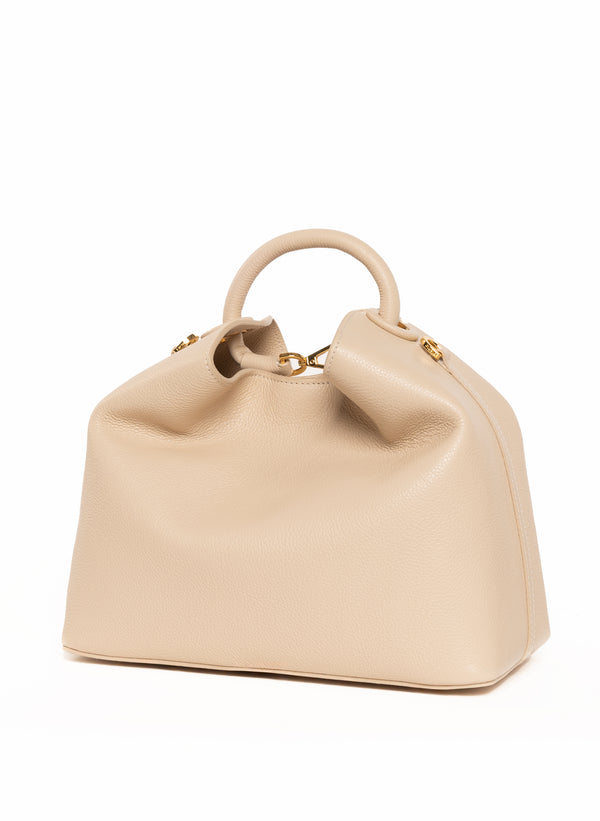 Elleme Raisin Pebbled Leather Nude