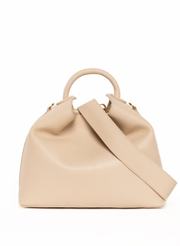 Elleme Raisin Pebbled Leather Nude