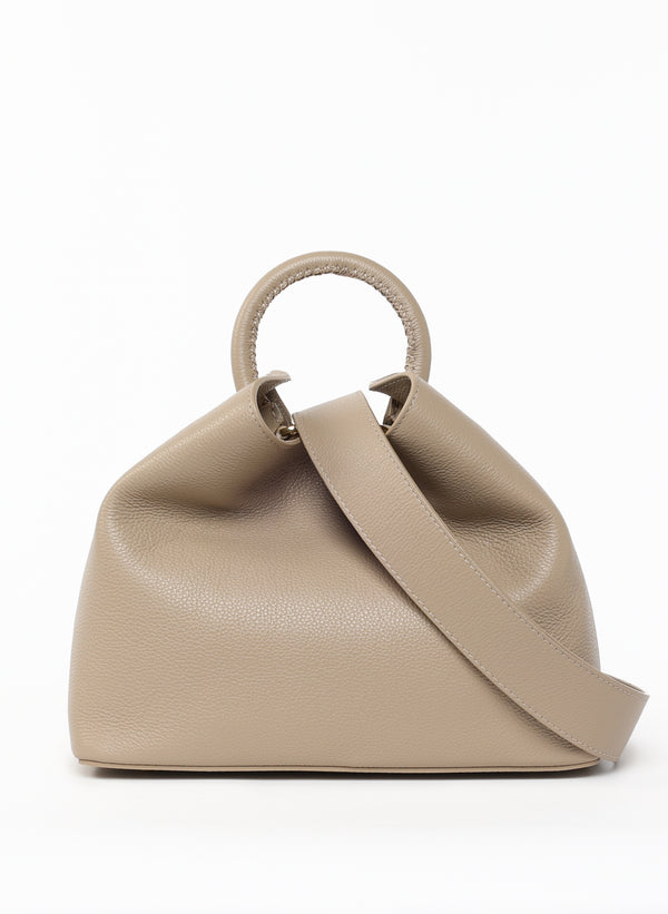 Elleme Raisin Pebbled Leather Taupe