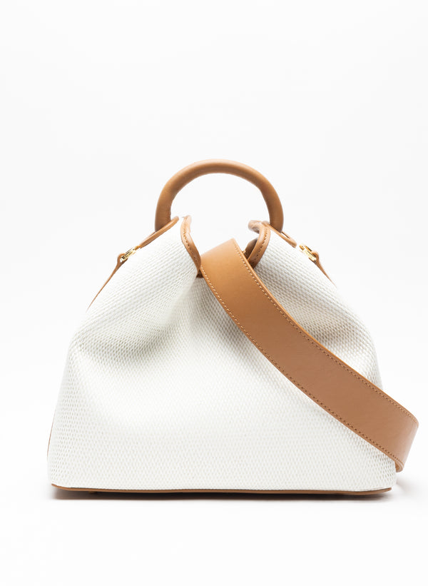 Elleme Raisin Raffia White/Caramel