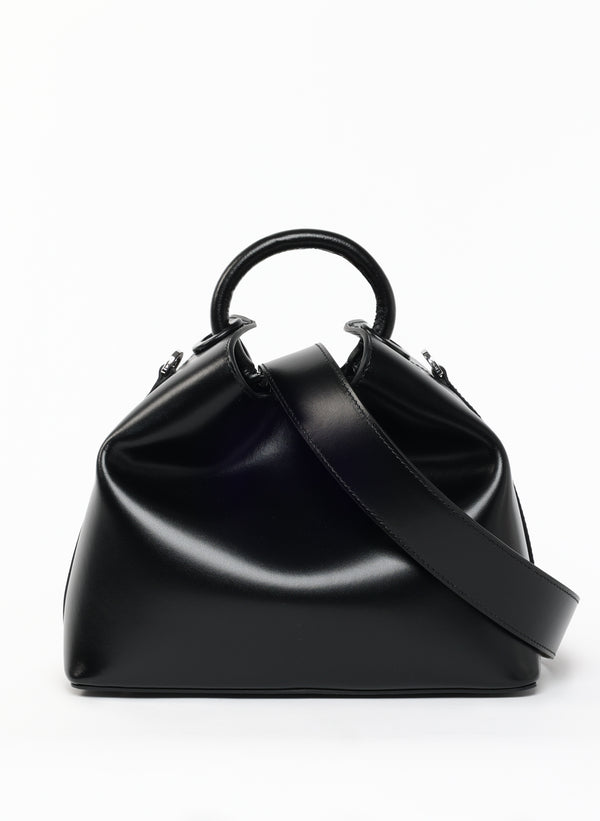 Elleme Raisin Semi Patent Leather Black